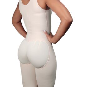 Faja completa alta compresión hasta la rodilla efecto push up postoperatorio uso diario