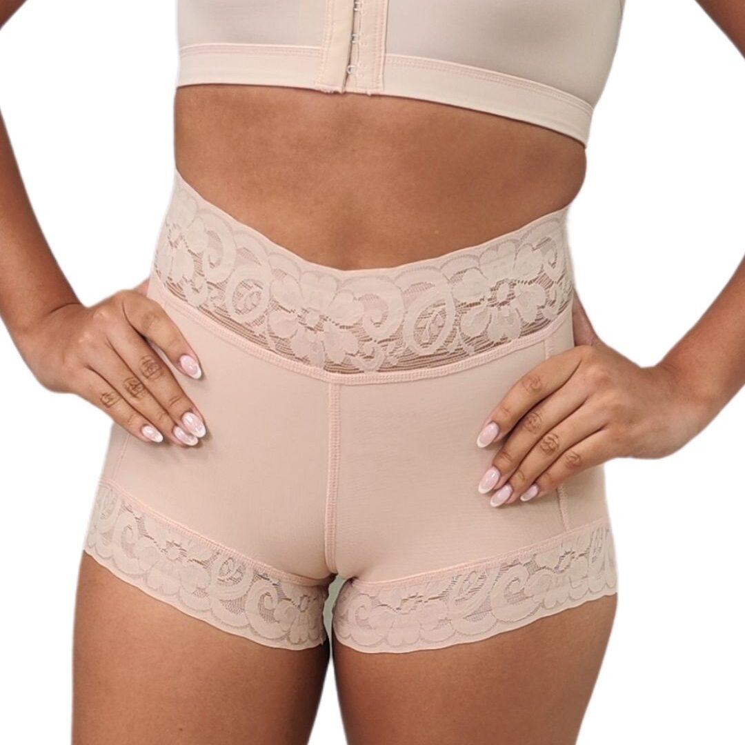 Faja panty alta compresión levanta glúteos para uso diario