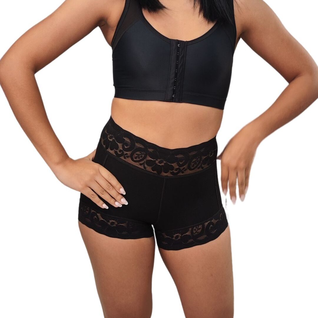Faja panty alta compresión levanta glúteos para uso diario
