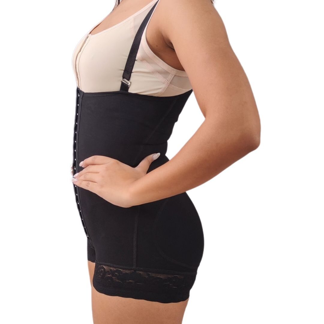 Faja Body Cachetero Postparto de alta compresión control abdomen y levanta glúteos