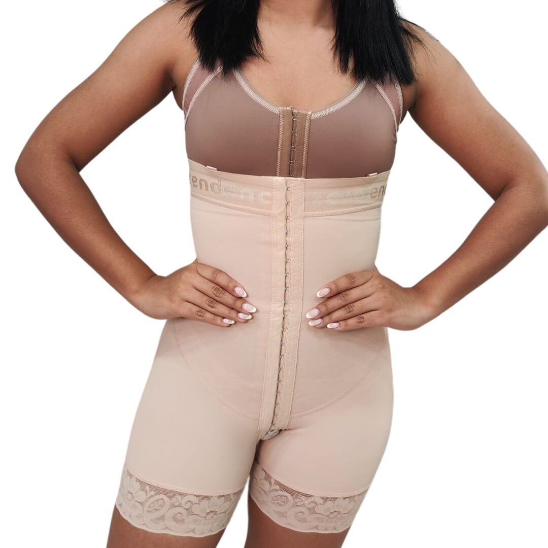 Faja strapless alta compresión al muslo postparto y uso diario control cintura vientre bajo levanta glúteos