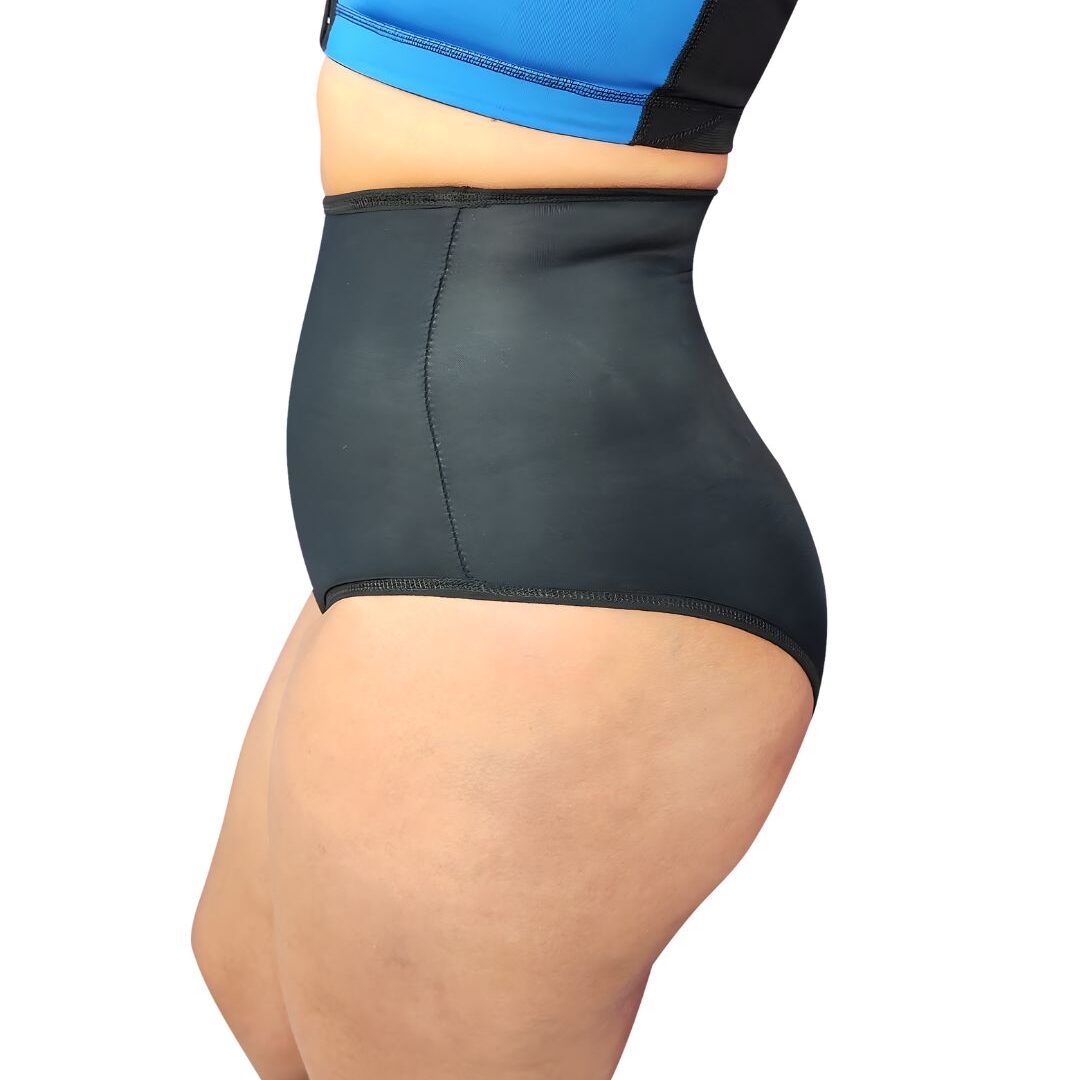 Panty corte alto de licra mediana compresión para uso diario control vientre bajo