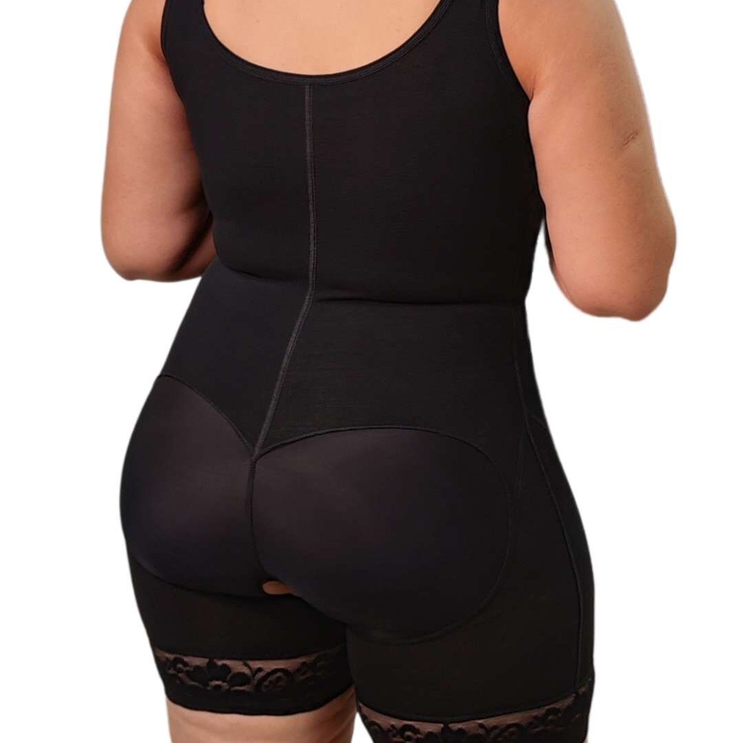 Faja completa alta compresión short para postoperatorio y uso diario control cintura vientre bajo levanta glúteos