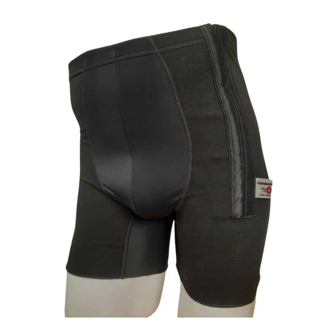 Faja bóxer inguinal alta compresión para hernia y uso diario