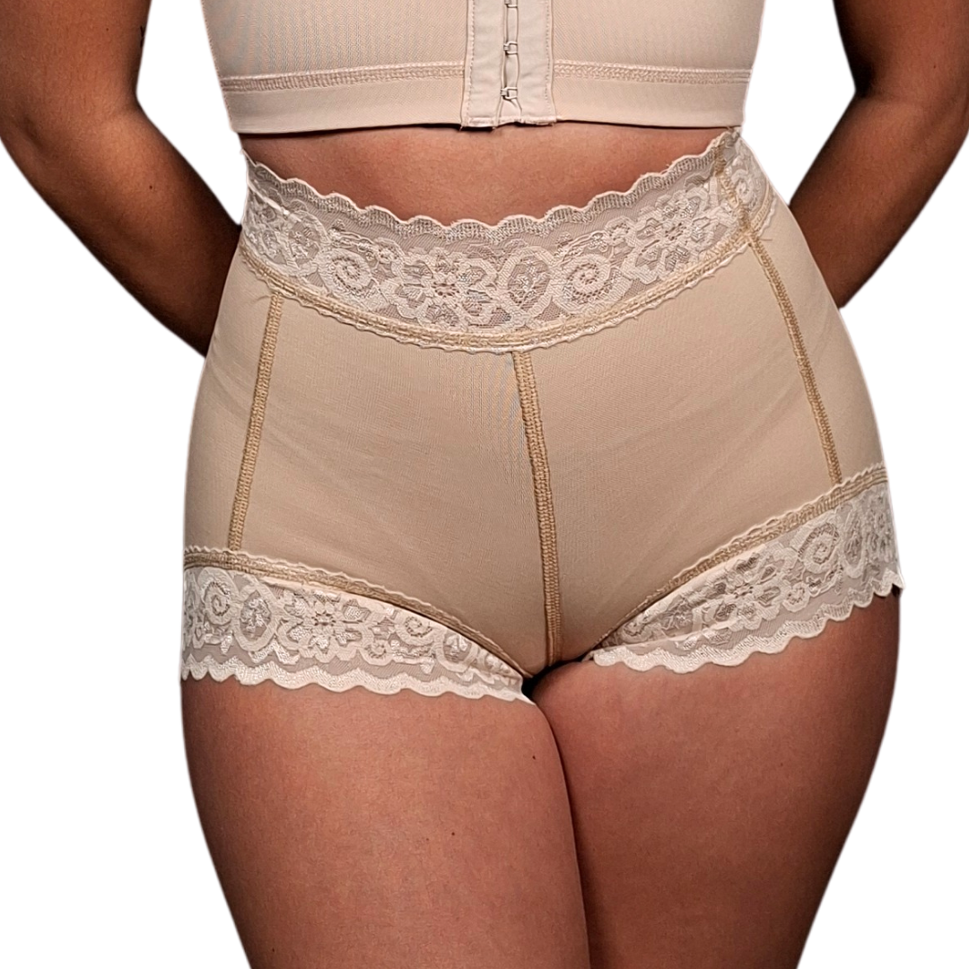 Faja panty levanta glúteos, uso diario, alta compresión
